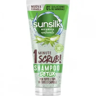 Sunsilk Detox Scrub Shampoo Aloe Vera 1 Minute All Scalp and Hair Types 200 ml