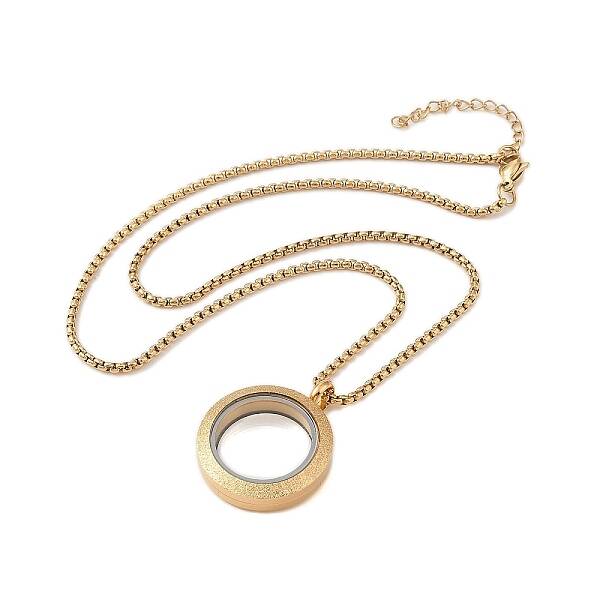 PVD Vacuum Plating 304 Stainless Steel Ring Pendant Necklaces