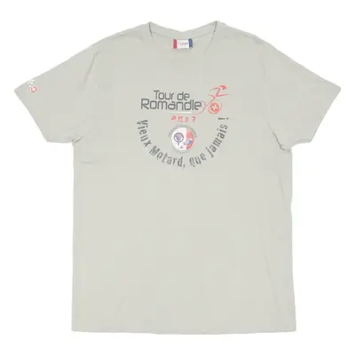 CLIQUE Tour De Romandie Mens T-Shirt Grey L