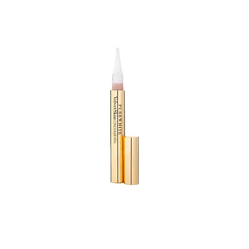 Pure white cosmetics VelvetSkin Concealer Pen, Light Brown (3ml)