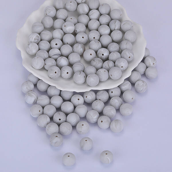 Round Silicone Focal Beads