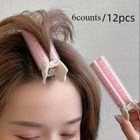 Hair Root Fluffy Clip, 6 Counts/12pcs/set Hair Root Self Grip Hair Clip, Heatless Hair Styling Tool for Women & Girls, Hair S...