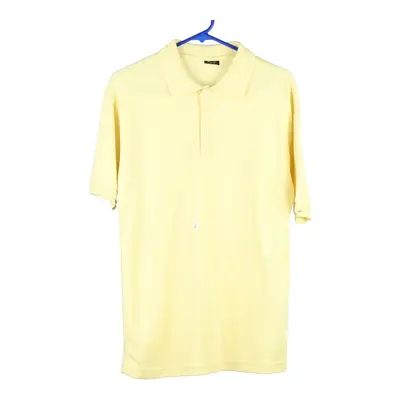 Bootleg Polo Sport Polo Shirt - XL Yellow Cotton