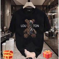 TGC Men'S Simple Style T-Shirt, Short Sleeve, Ideal For Casual Looks,Cartoon Print Crewneck Regular Fit Casual T Shirt Tops,,...