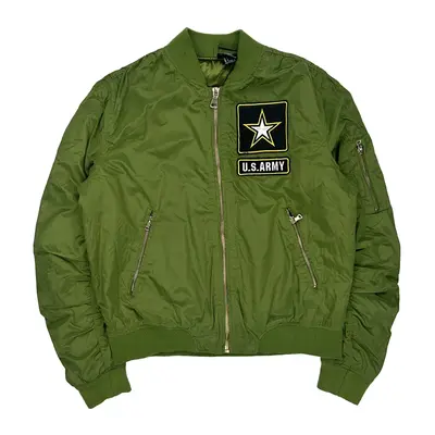 U.S. Army U.S. Army Bomber Jacket - Large Khaki Polyester