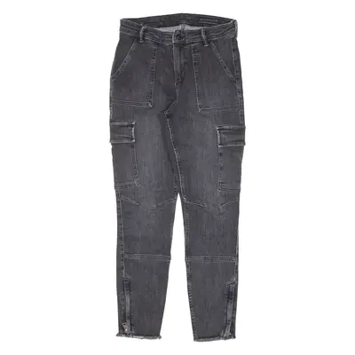 ALL SAINTS Duran Cargo Womens Jeans Black Slim Skinny W26 L26