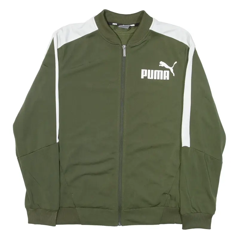 PUMA Mens Track Jacket Green M