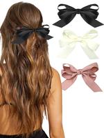Women's Elegant Bowknot Design Hair Clips, Cute Trendy Tiered Layered Design Hair Clips, Fashionable Bows Hair Accessories fo...