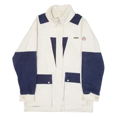 MONITEUR Womens Jacket White 90s S