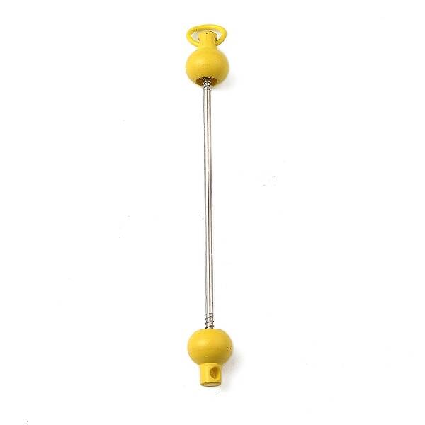Plastic Beadable Keychain Bar for Jewelry Making DIY Crafts