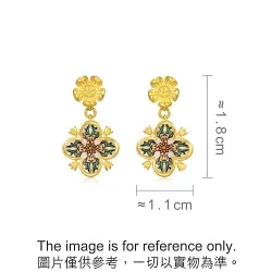 'The Art of Nature' 999 Gold Earrings
