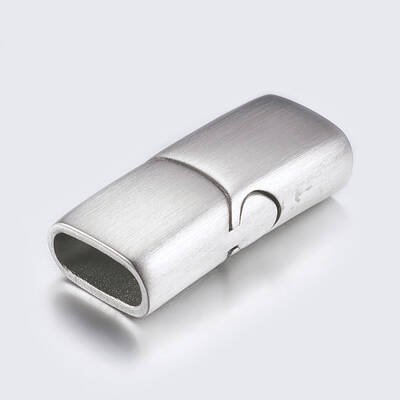 Tarnish Resistant 304 Stainless Steel Magnetic Clasps with Glue-in Ends