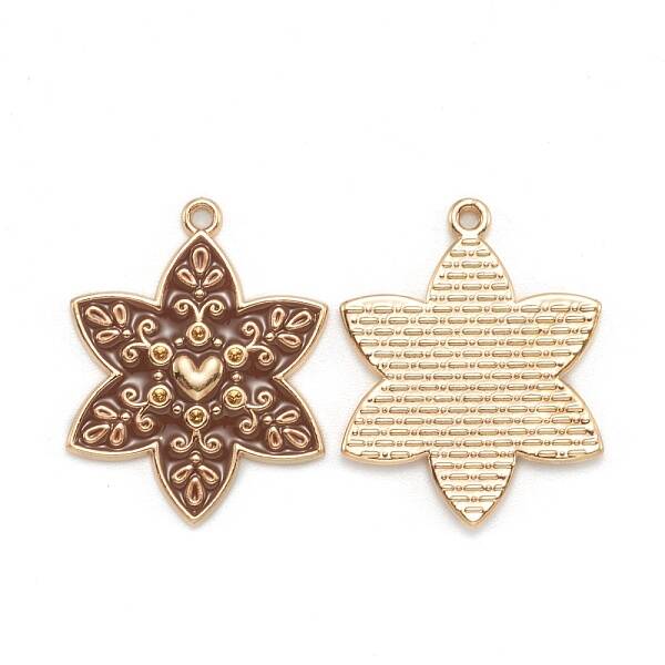 Alloy Enamel Pendants