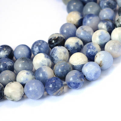Natural Sodalite Round Bead Strands