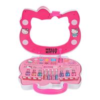 Hello Kitty Face Light-Up Makeup Vanity Set for Girls, Includes Nail, Eye & Lip Accessories, Perfect Birthday and Holiday Gif...
