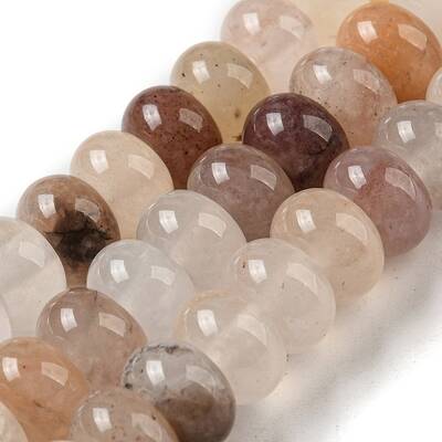Natural Purple Strawberry Quartz Beads Strands