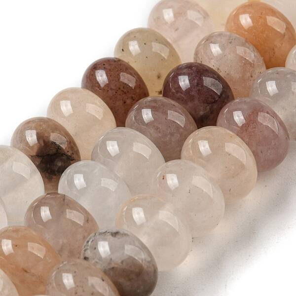 Natural Purple Strawberry Quartz Beads Strands