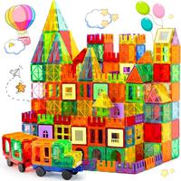 103 PCS Magnetic Building Tiles Set with 2 Cars,Magnetic Tiles Kids Toys Magnet Toys for Toddler Magnetic Blocks Building Toy...