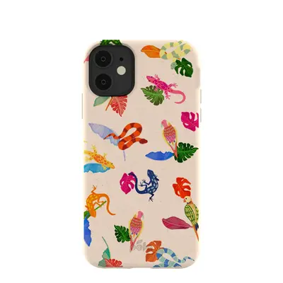 Seashell Into the Tropics iPhone 11 Case