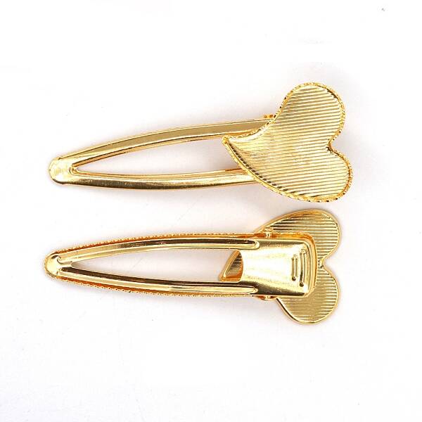 Iron Alligator Hair Clips Findings