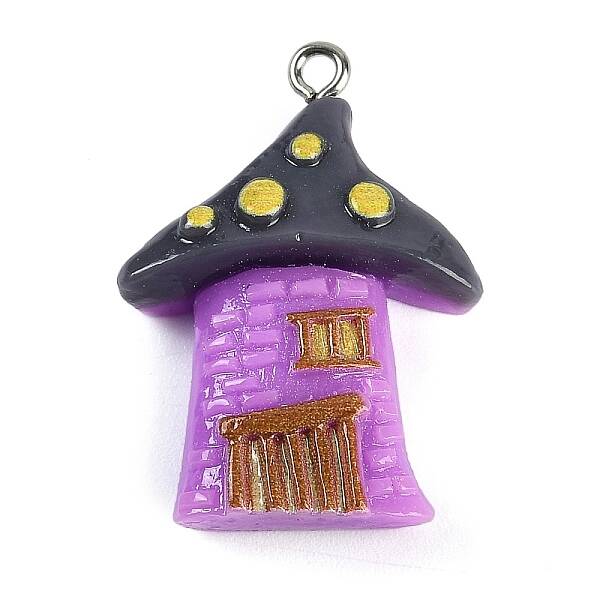Halloween Theme Resin Pendants