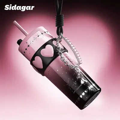 [Sidagar] Premium Gift Box Set – 24oz Stainless Steel Tumbler Cup | Double Wall Insulated, Wide Mouth, Straw Lid | Anti-Sli...