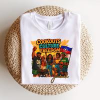 Juneteenth T-shirt Cotton Unisex Tops
