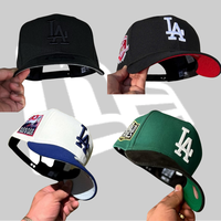 New Era Los Angeles Dodgers World Series Script Two Tone 9FORTY A Frame Snapback Cap, Classic Design, Men's hats, Fitted Hats...