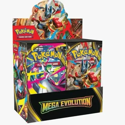 Pokemon Trading Card Game Mega Evolutions Collectible Cards for Ages 6+ Featuring Dynamic Character Designs