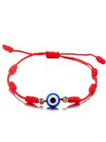 Unisex Summer Simple Style Bracelet with Eye Design,Exquisite Braided Bracelet with Round Charm, Elegant All-match Fashion A...