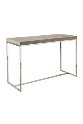 Cream Shagreen Metallic Legs Console Table | Andrew Martin Fay