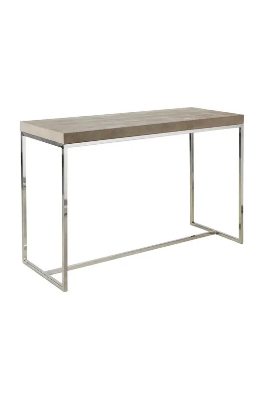 Cream Shagreen Metallic Legs Console Table | Andrew Martin Fay