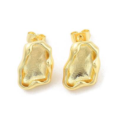 Rack Plating Brass Stud Earring