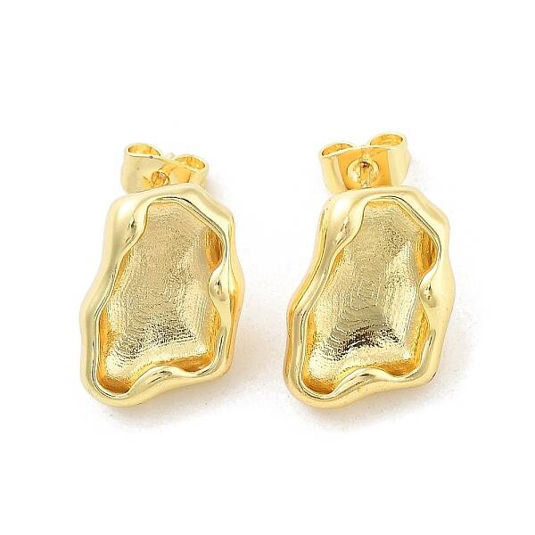 Rack Plating Brass Stud Earring