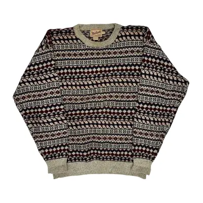 Woolrich Jumper - Large Multicoloured Wool Blend