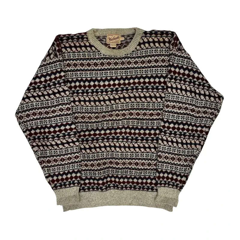 Woolrich Jumper - Large Multicoloured Wool Blend