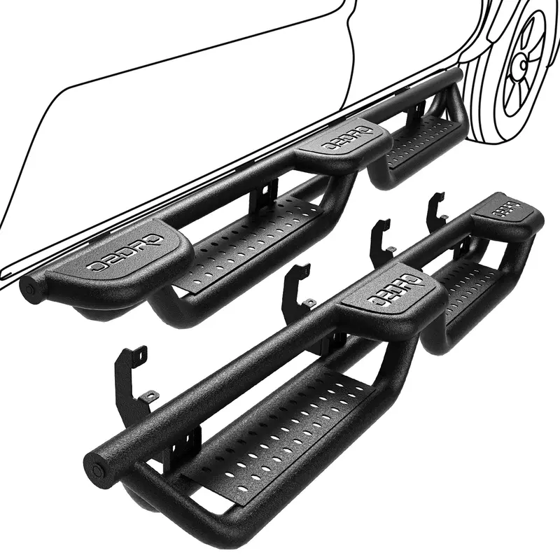 OEDRO Running Boards for 2019-2025 Chevy Silverado/GMC Sierra 1500 Crew Cab & 2020-2025 2500HD/3500HD (Excl. 2019 1500 LD/Lim...