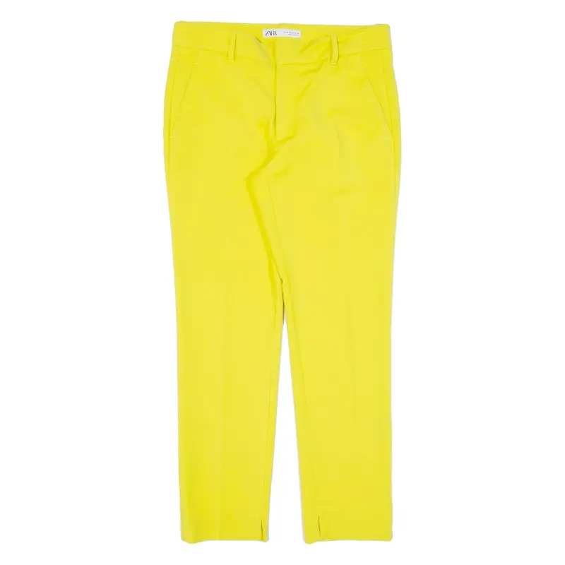 ZARA Womens Trousers Green Slim Skinny W30 L26