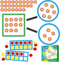 Magnetic Number Bonds & Ten Frame Set, Math Manipulatives for 1st Grade Classroom Must Haves, Math Counters Addition and Subt...
