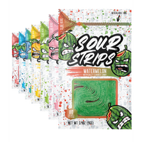 Starter Pack - Seven Pack - Sour Strips - Sour and Sweet Candy Snack