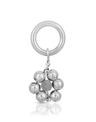 One Love Flowercita Birthstone Charms | Month/Gemstone: March - Aquamarine | Metal Color: Silver