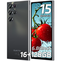 OUKITEL C61 6.88'' Inches Smartphone, 1 Count 16(4+12)+128GB ROM Built in Stylus 5+13MP Camera 5150mAh Dual SIM 4G Networ...