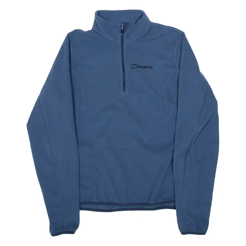 BERGHAUS Fleece Womens Sweatshirt Blue UK 8