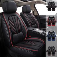 Full Set 5 Seats Car Seat Covers Full Set Waterproof PU Leather Universal For Nissan Honda Civic CRV Hrv Kia Sorento Toyota C...