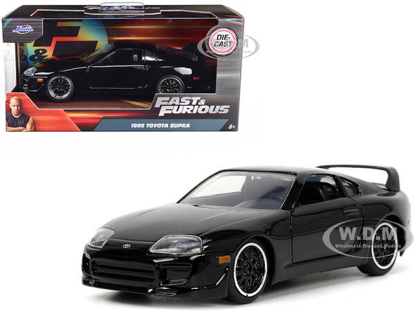 1995 Toyota Supra Black Fast & Furious Movie 1/32 Diecast Model Car by Jada