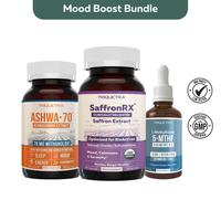 Mood Boost Bundle by Triquetra Health | Organic Saffron Extract + L-Methylfolate 15mg + Ashwa-70 | 5-MTHF Form, Supports Mood...