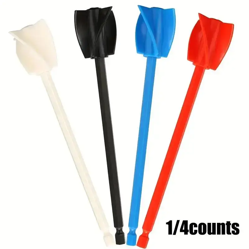 Paint Mixer Drill Bit Attachment, Paint Mixer Consistent Uniform Flow Agitator Paddle, Epoxy Mixer Attachment for Drill Bits,...