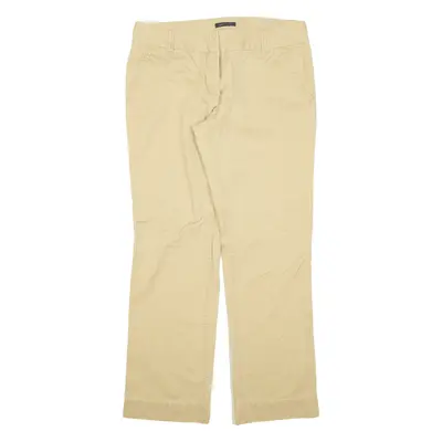 TOMMY HILFIGER Womens Trousers Beige Relaxed Straight W33 L30