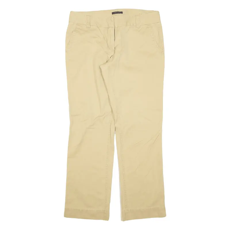 TOMMY HILFIGER Womens Trousers Beige Relaxed Straight W33 L30