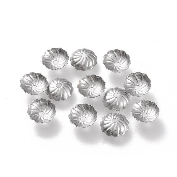 Non-Tarnish 304 Stainless Steel Bead Caps